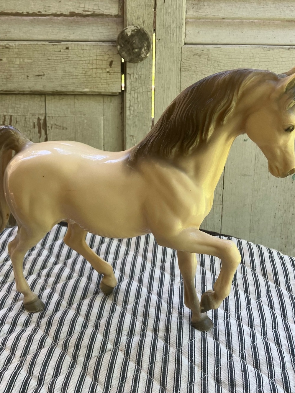 Vintage Breyer Traditional Horse Alabaster and Gray Running Mare Sugar